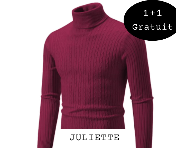 Pull chaud à col roulé