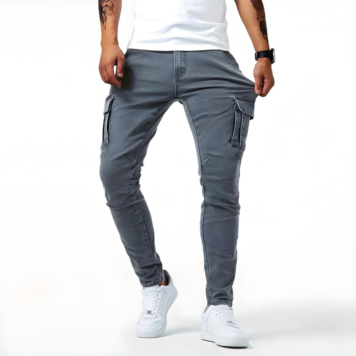 Samuel™ | Pantalon cargo en jean stretch