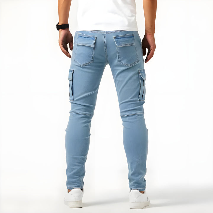 Samuel™ | Pantalon cargo en jean stretch