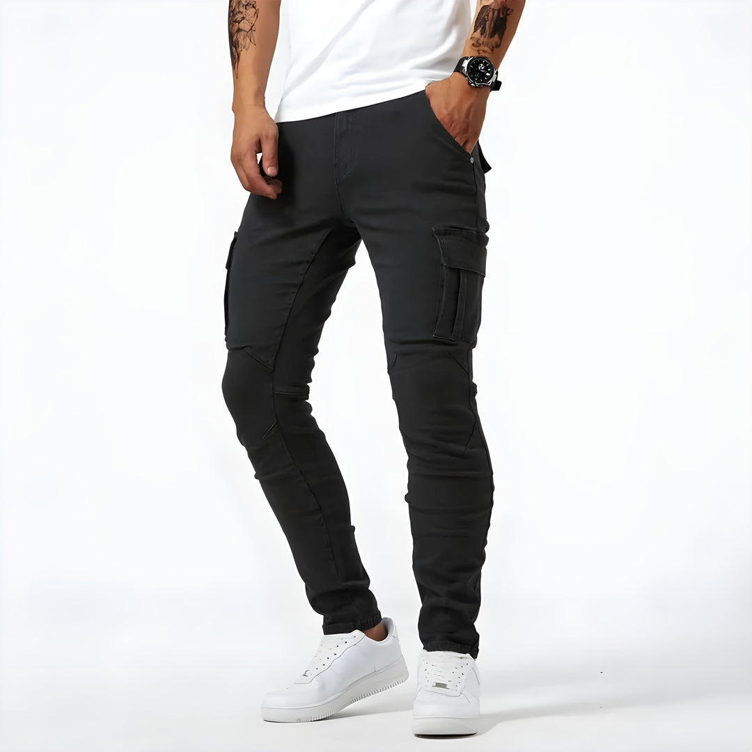 Samuel™ | Pantalon cargo en jean stretch