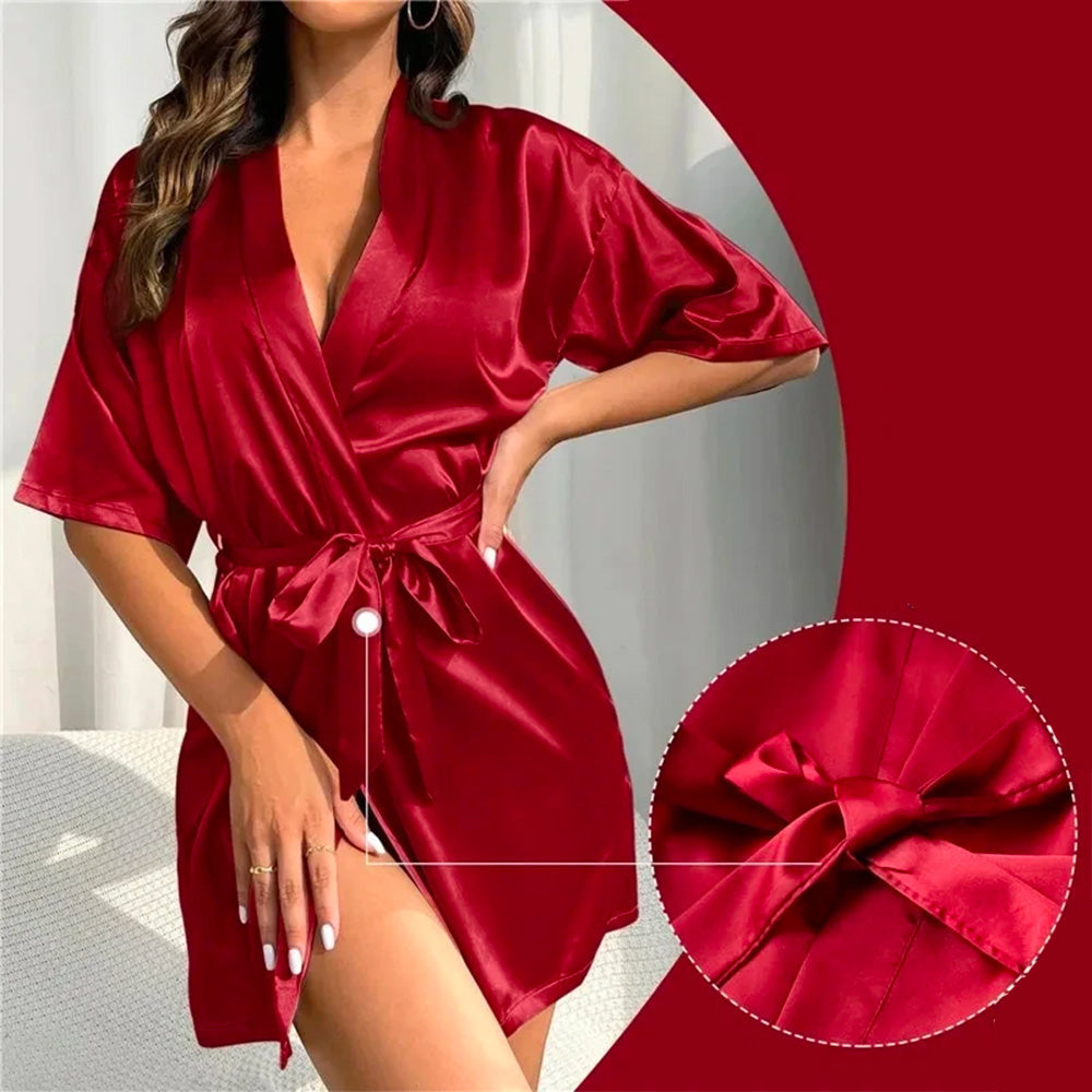 Robe de Satin Lunaire