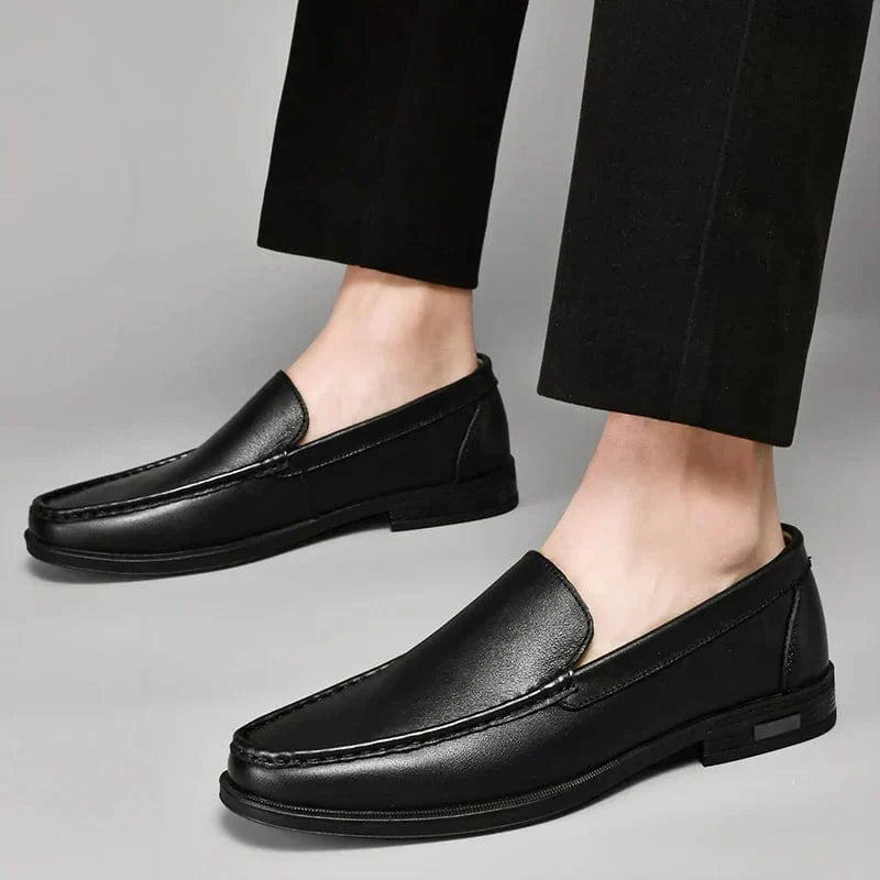 Victor｜Mocassins en cuir véritable