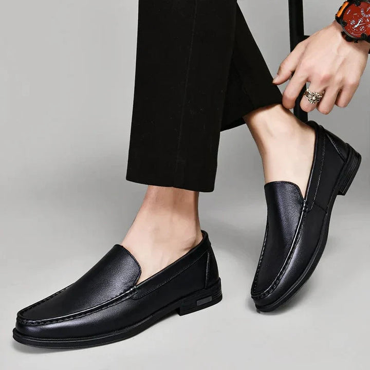 Victor｜Mocassins en cuir véritable