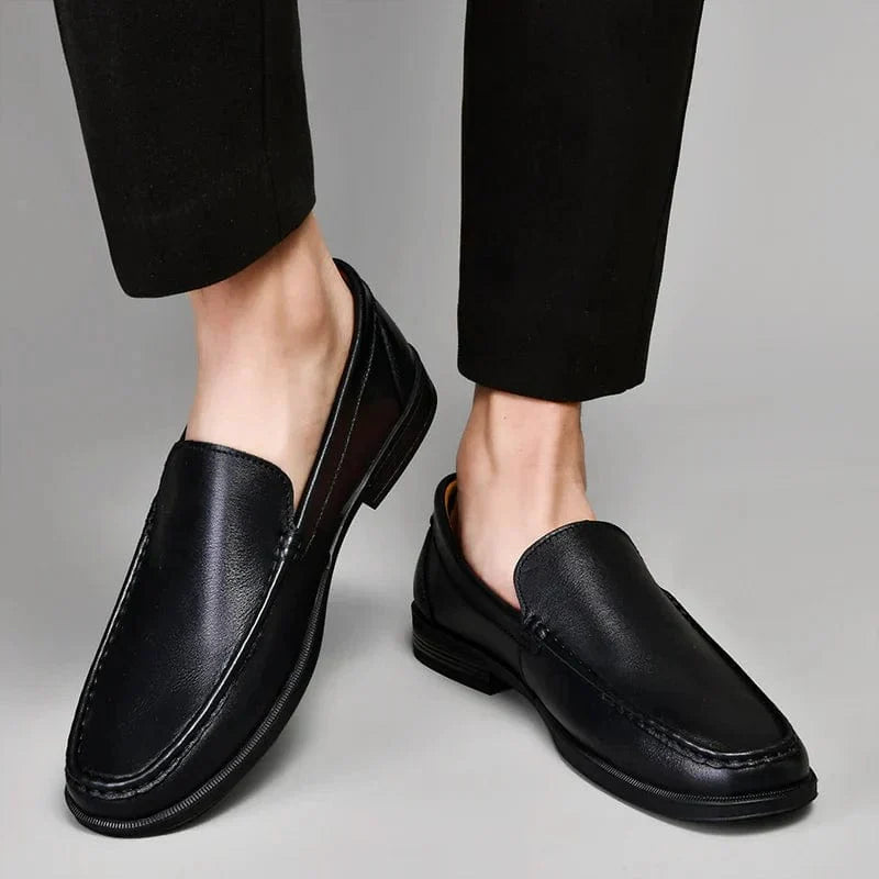 Victor｜Mocassins en cuir véritable