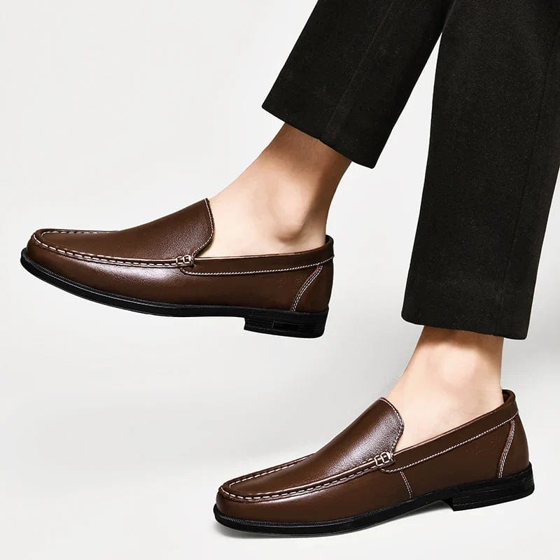 Victor｜Mocassins en cuir véritable