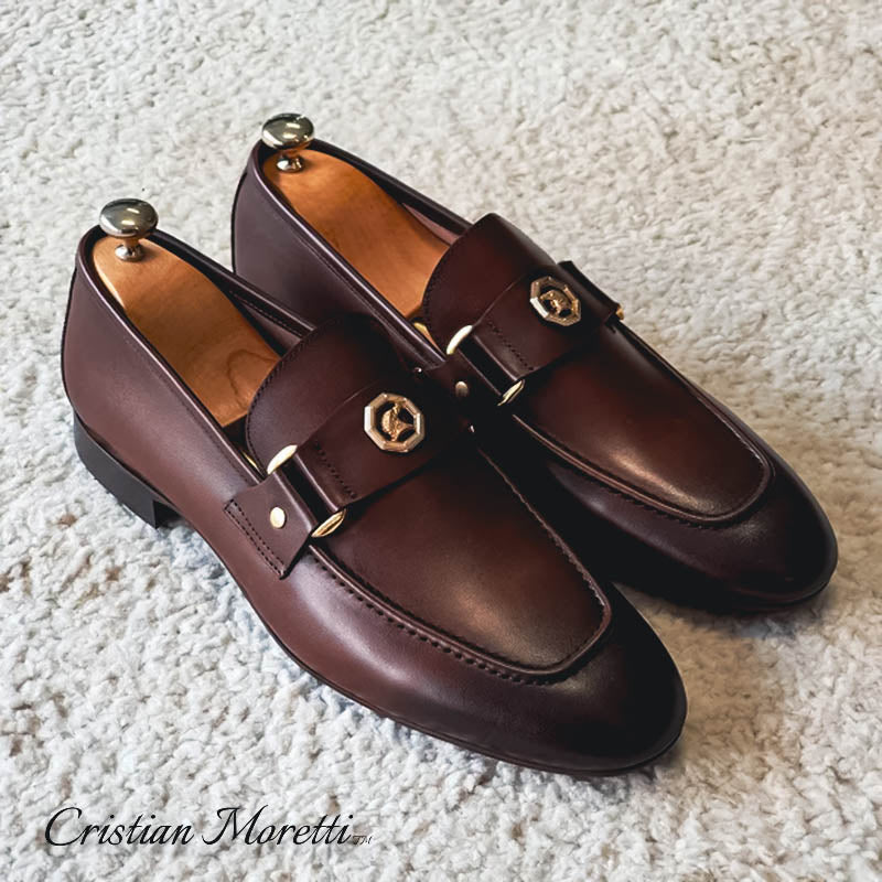 Harrison™ Mocassins en cuir véritable