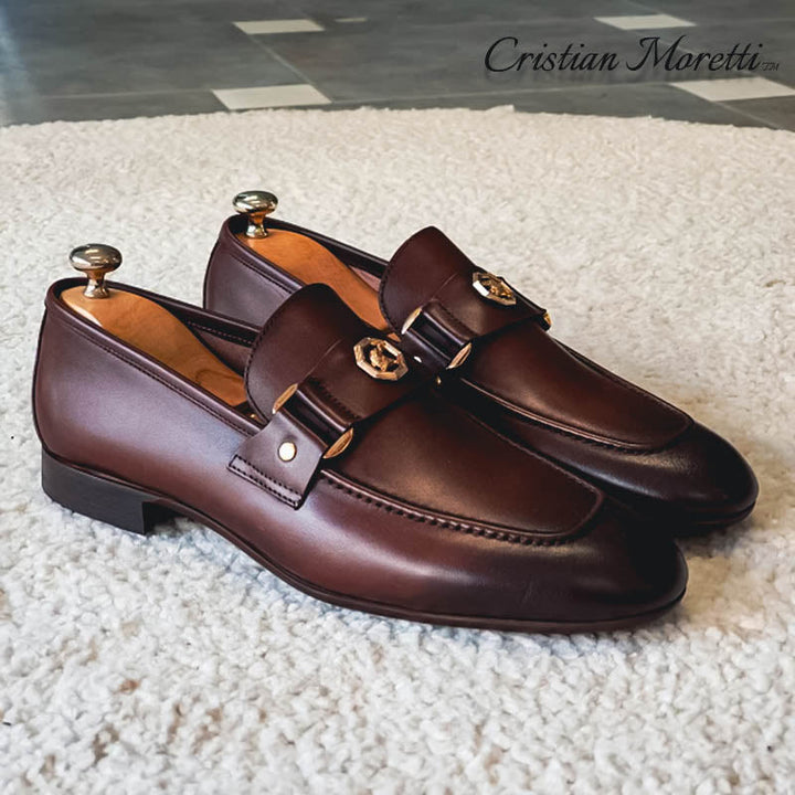 Harrison™ Mocassins en cuir véritable