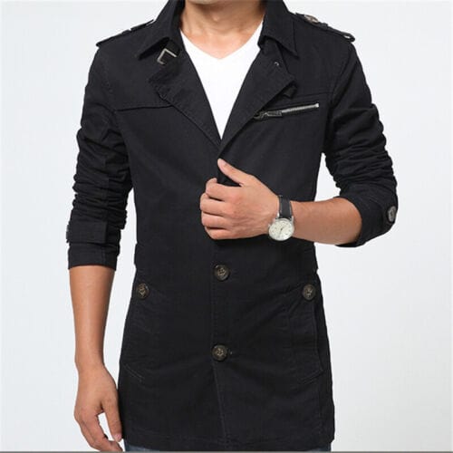 Veste Longue Homme