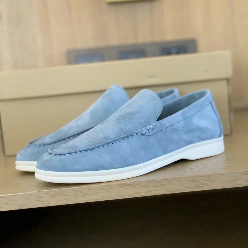 David™ - Chaussons pour hommes en cuir suédé